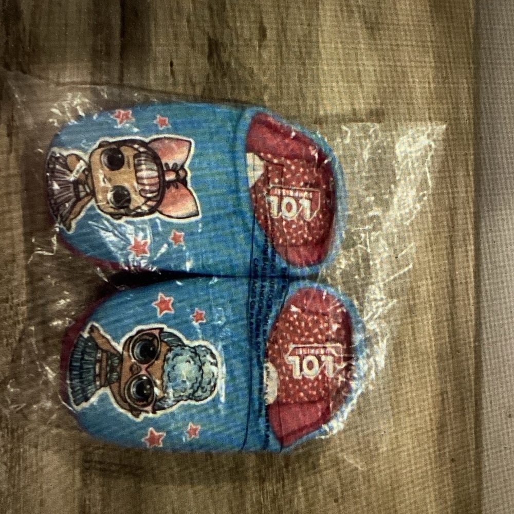 L.O.L. Surprise! Blue and Red Kids Slippers
